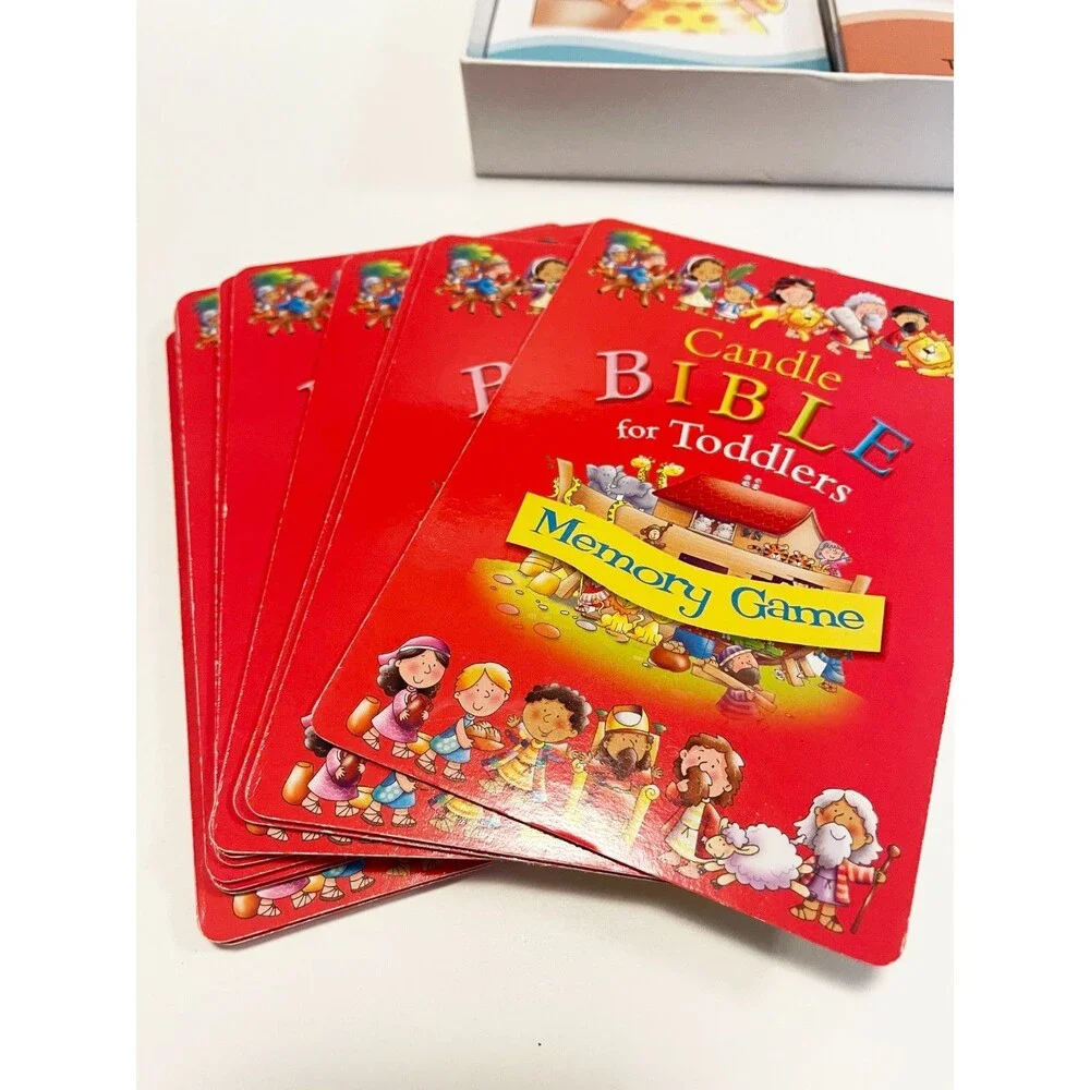 Candle Bible for Toddlers Memory Game 48 Cards Christian Kids Bible Stories 2006